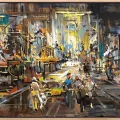 The Voice of the Grand Bazaar Oil Painting