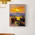 Bosphorus Toward the Horizon Oil Painting