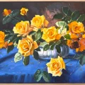 Scent of Yellow Roses Oil Painting