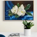Delicate Magnolia Oil Painting