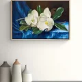 Delicate Magnolia Oil Painting