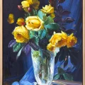 Fallen from the Vase Oil Painting
