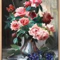 Roses Forgotten by Time Oil Painting