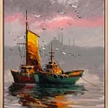 Mother-of-Pearl Waters of Istanbul Oil Painting