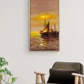 Boats of Old Istanbul Oil Painting