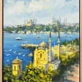 Zamanın İçinde Ortaköy Yağlı Boya Tablosu