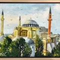 A Day in Hagia Sophia Oil Painting