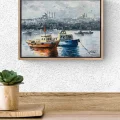 Istanbul Washing Ashore Oil Painting