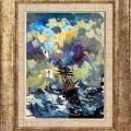 Deniz Üstünde Hatıralar Yağlı Boya Tablosu