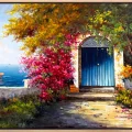 Judas Trees at the Gate of the Heart Oil Painting