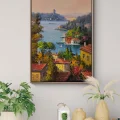 Among the Waterfront Mansions Oil Painting