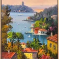 Among the Waterfront Mansions Oil Painting