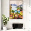 Among the Waterfront Mansions Oil Painting