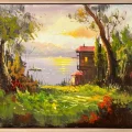 Istanbul’s Green Shores Oil Painting