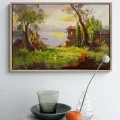 Istanbul’s Green Shores Oil Painting