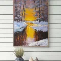 Toward the Heart of Winter Oil Painting