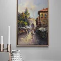 Istanbul in Times Past Oil Painting