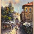 Istanbul in Times Past Oil Painting