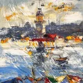 The Maiden’s Tower with Memories Oil Painting