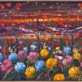 Flowers Gazing at the Sky Oil Painting