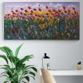 Flying Poppies Oil Painting