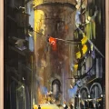 The Road Leading to Galata Oil Painting