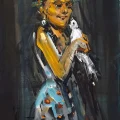 Silent Elegance Oil Painting