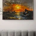 Silence Resting on the Horizon Oil Painting