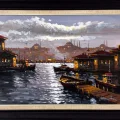The Bosphorus Among Minarets Oil Painting