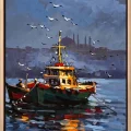 Dawn on the Bosphorus Oil Painting