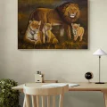 Aslanın Mirası Yağlı Boya Tablosu