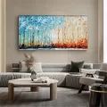 Colorful Abstract Trees Custom Order Abstract Oil Painting