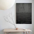 Black Texture Abstract Custom Order Abstract Oil Painting