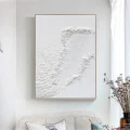White Texture Custom Order Abstract Oil Painting