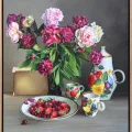 Clove Scented Tea Time Custom Order Oil Painting