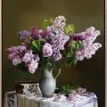 Harmony of Lilacs Custom Order Oil Painting