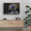 Colorful Lilacs on the Table Custom Order Oil Painting