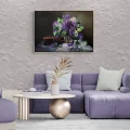 Colorful Lilacs on the Table Custom Order Oil Painting