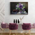 Colorful Lilacs on the Table Custom Order Oil Painting