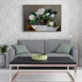 Magnolias in a Vase Custom Order Oil Painting