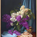 The Secret of Lilacs Custom Oil Painting