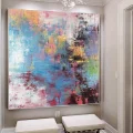 Renkli Modern Siparişe Özel Soyut Yağlı Boya Tablo