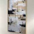 Brown Tone and Black Custom Order Abstract Oil Painting