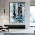Contemporary Custom Order Abstract Oil Painting