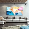 Modern Renkler Siparişe Özel Soyut Yağlı Boya Tablo