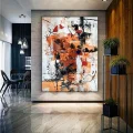 Scandinavian Modern Contemporary Custom Order Abstract Oil Painting