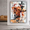 Scandinavian Modern Contemporary Custom Order Abstract Oil Painting