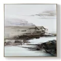 Gray White Custom Order Abstract Oil Painting