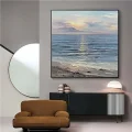 Deniz Manzarası Modern Siparişe Özel Soyut Yağlı Boya Tablo