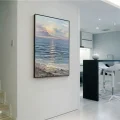 Deniz Manzarası Modern Siparişe Özel Soyut Yağlı Boya Tablo